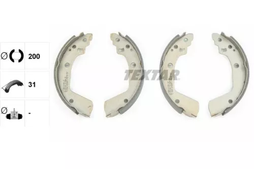 TEXTAR TEXTAR 91078600 1x Brake Shoe Set 
