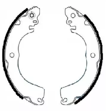 TEXTAR TEXTAR 91078800 1x Brake Shoe Set 