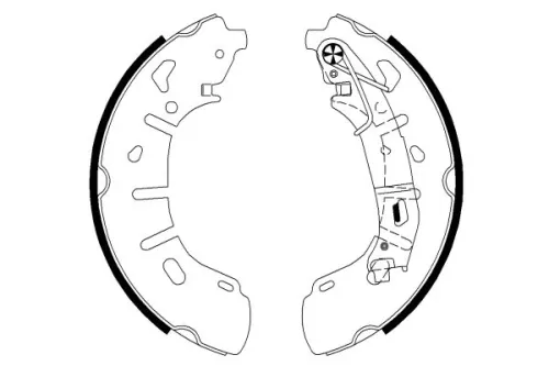 1x Brake Shoe Set