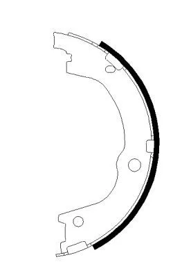 TEXTAR TEXTAR 91079600 1x Brake Shoe Set, parking brake 