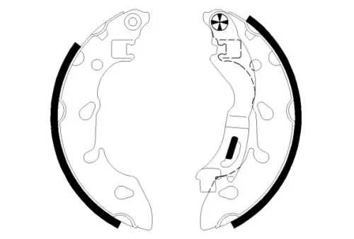 TEXTAR TEXTAR 91079700 1x Brake Shoe Set 