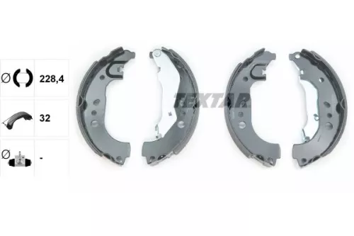TEXTAR TEXTAR 91080100 1x Brake Shoe Set 