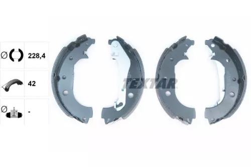 TEXTAR TEXTAR 91081600 1x Brake Shoe Set 