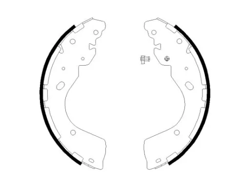 TEXTAR TEXTAR 91081800 1x Brake Shoe Set 