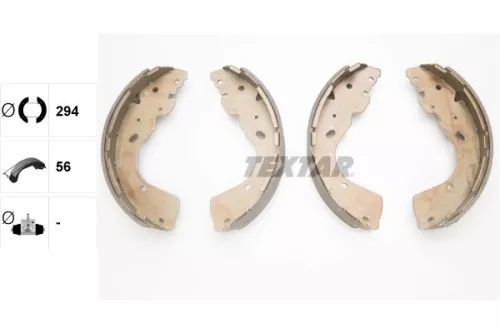 TEXTAR TEXTAR 91081800 1x Brake Shoe Set 