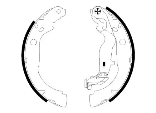 1x Brake Shoe Set