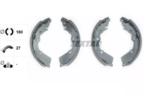 TEXTAR TEXTAR 91083000 1x Brake Shoe Set 