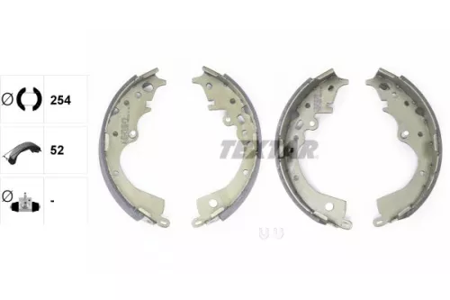 TEXTAR TEXTAR 91083700 1x Brake Shoe Set 