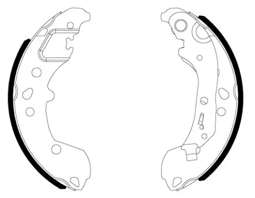 1x Brake Shoe Set