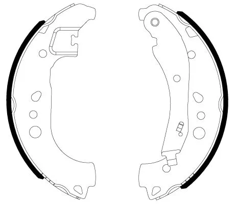TEXTAR TEXTAR 91084200 1x Brake Shoe Set 
