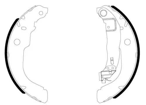 TEXTAR TEXTAR 91084300 1x Brake Shoe Set 
