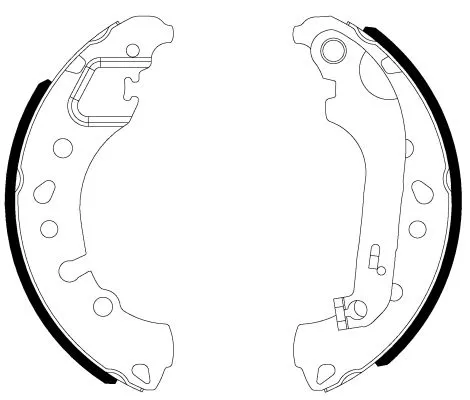 TEXTAR TEXTAR 91084400 1x Brake Shoe Set 