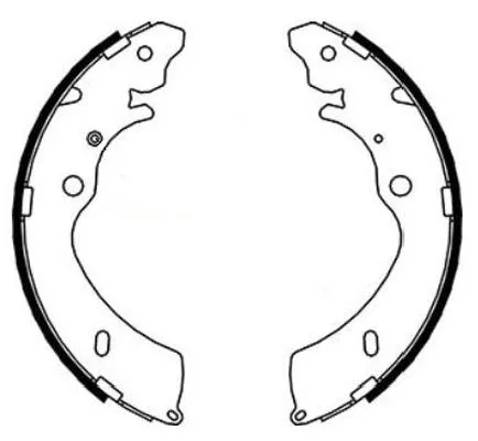 TEXTAR TEXTAR 91086600 1x Brake Shoe Set 