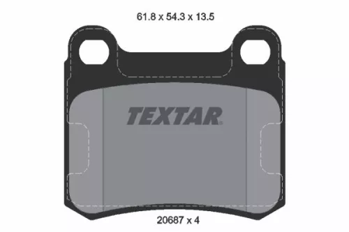 1x  TEXTAR Brake Pad Set