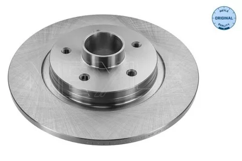 2x Meyle Rear Solid Brake Disc For Mercedes-benz Nissan Renault Citan Kangoo Kangoo