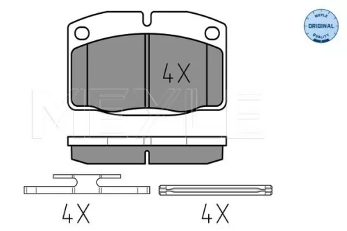 MEYLE MEYLE 025 209 3915 Meyle Front Brake Pad Set For Opel Vauxhall Ascona Astra Calibra Carl 
