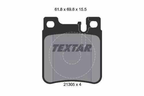 TEXTAR TEXTAR (2130501) 1x  TEXTAR Brake Pad Set 
