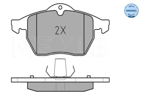 MEYLE MEYLE 025 231 1619/W Meyle Front Brake Pad Set For Opel Saab Vauxhall 9-3 9-5 900 Astra Co 