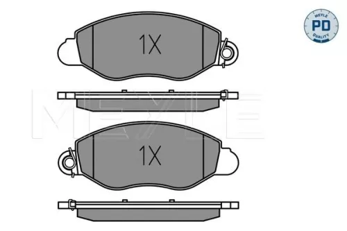 MEYLE MEYLE 025 234 3418/PD Meyle Pd Front Brake Pad Set For Ford Transit Transit Tourneo 