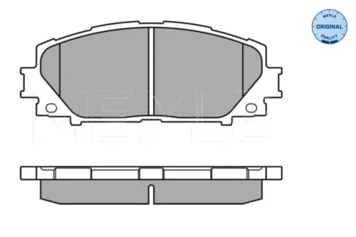 MEYLE MEYLE 025 243 4717 Meyle Front Brake Pad Set For Daihatsu Toyota Charade Prius C Yaris Y 