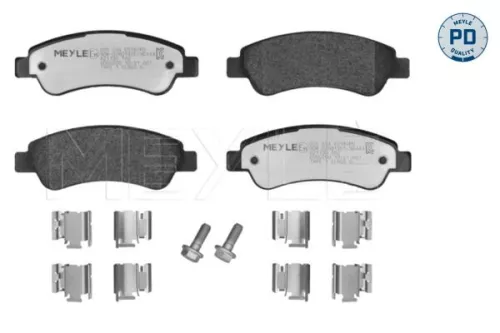Meyle Pd Rear Brake Pad Set For Citroën Fiat Peugeot Boxer Ducato Jumper