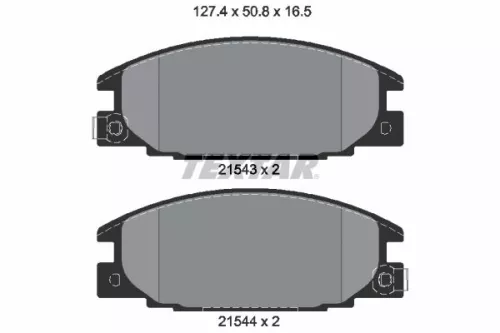 TEXTAR TEXTAR (2154302) 1x Brake Kit, disc brake 