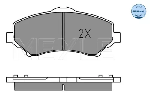 MEYLE MEYLE 025 246 0417 Meyle Front Brake Pad Set For Chrysler Dodge Fiat Jeep Vw Cherokee Co 