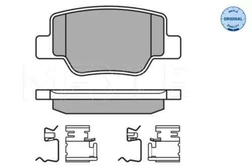 MEYLE MEYLE 025 249 2616/W Meyle Rear Brake Pad Set For Toyota Verso 