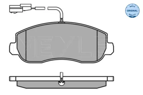 MEYLE MEYLE 025 251 4718/W Meyle Front Brake Pad Set For Nissan Opel Renault Vauxhall Interstar  