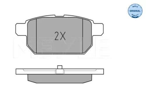 MEYLE MEYLE 025 252 5814/W Meyle Rear Brake Pad Set For Suzuki Baleno S-cross Swift Sx4 S-cross  