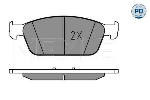 MEYLE MEYLE 025 255 5518/PD Meyle Pd Front Brake Pad Set For Ford Tourneo Connect / Grand Tourneo Co 