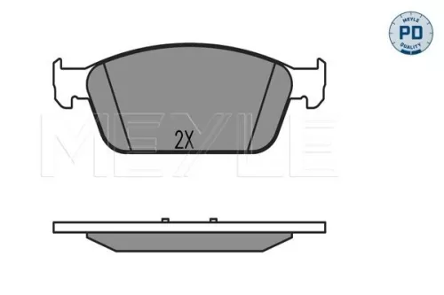 MEYLE MEYLE 025 257 3618/PD Meyle Pd Front Brake Pad Set For Ford Focus Ka+ Kuga Tourneo Connect / G 
