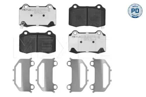 Meyle Pd Rear Brake Pad Set For Chrysler Hyundai Jeep Tesla 300c Genesis