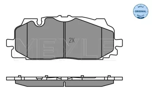 MEYLE MEYLE 025 258 6117 Meyle Front Brake Pad Set For Audi Vw A4 A5 A6 A6 Allroad A7 A8 E-tro 