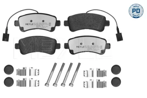 Meyle Pd Rear Brake Pad Set For Citroën Fiat Peugeot Boxer Ducato Jumper