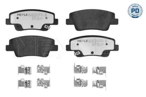 MEYLE MEYLE 025 265 4316/PD Meyle Pd Rear Brake Pad Set For Genesis Hyundai Kia Ev6 Ev9 Gv60 Ioniq 5 