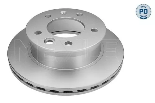 2x Meyle PD Front Vented Brake Disc For Mercedes-benz Vw Lt 28-35 Lt 28-46 Sprinter 2-