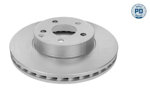 2x Meyle PD Front Vented Brake Disc For Mercedes-benz C-class E-class Slc Slk