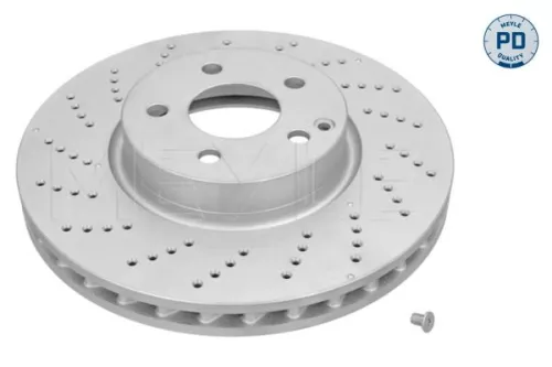 2x Meyle PD Front Perforated Brake Disc For Mercedes-benz C-class E-class