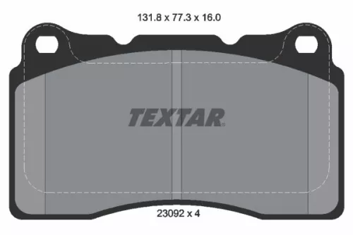 TEXTAR TEXTAR (2309203) 1x Brake Kit, disc brake 