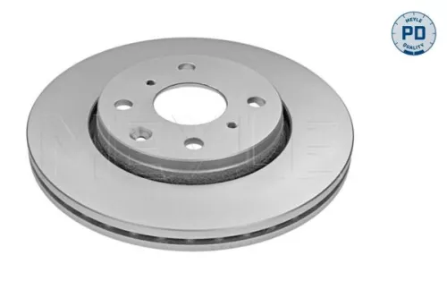 2x Meyle PD Front Vented Brake Disc For Citroën Peugeot Toyota 107 108 Aygo C1