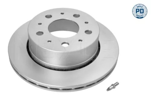 2x Meyle PD Rear Vented Brake Disc For Citroën Fiat Opel Peugeot Vauxhall Boxer Ducato