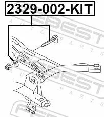 FEBEST FEBEST (2329002) 1x Camber Correction Screw Set 