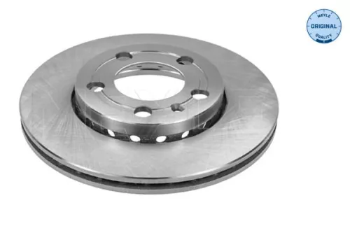 2x Meyle Front Vented Brake Disc For Skoda Vw Fabia Fox Polo