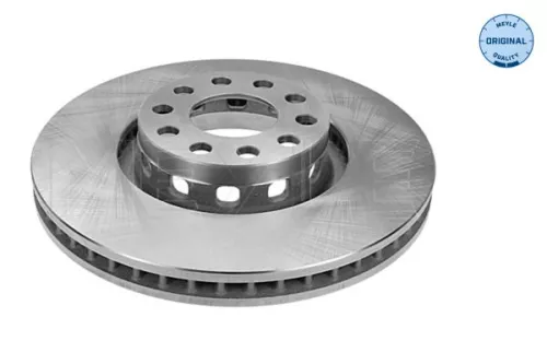 2x Meyle Front Vented Brake Disc For Audi 100 A6 A8
