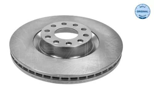 2x Meyle Front Vented Brake Disc For Audi A6