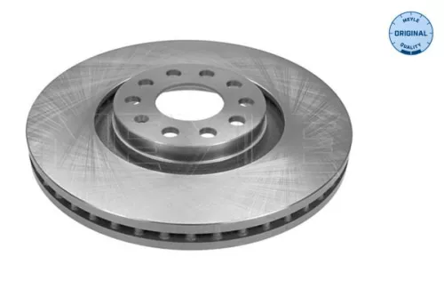 2x Meyle Front Vented Brake Disc For Audi Seat A4 A6 Allroad Exeo