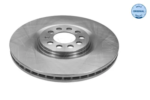 2x Meyle Front Vented Brake Disc For Audi Seat Skoda Vw A1 A3 Bora Golf Ibiza Leon 