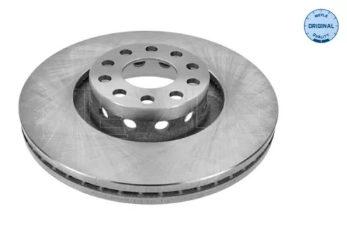 2x Meyle Front Vented Brake Disc For Audi Vw A6 A8 Phaeton
