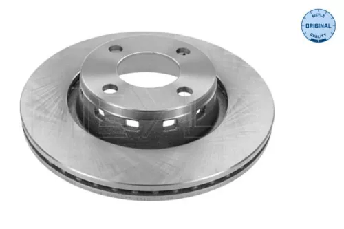 2x Meyle Front Vented Brake Disc For Audi 80 Cabriolet Coupe